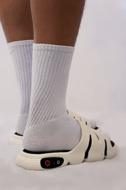 Relief Technology Shoe wore with socks